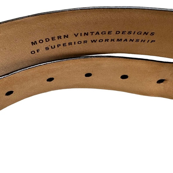 Fossil Mens Belt Leather Brown Top Grain Leather 90/36 - Picture 9 of 9